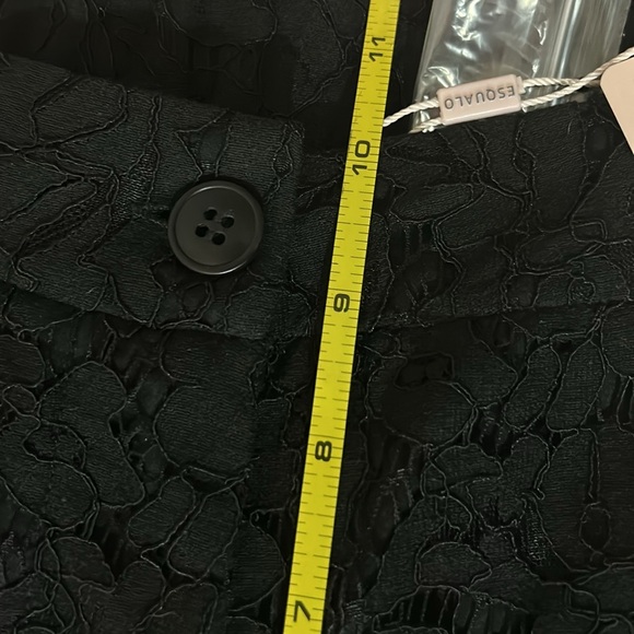 Esqualo BLACK LACE ankle pants NWT - Picture 5 of 6